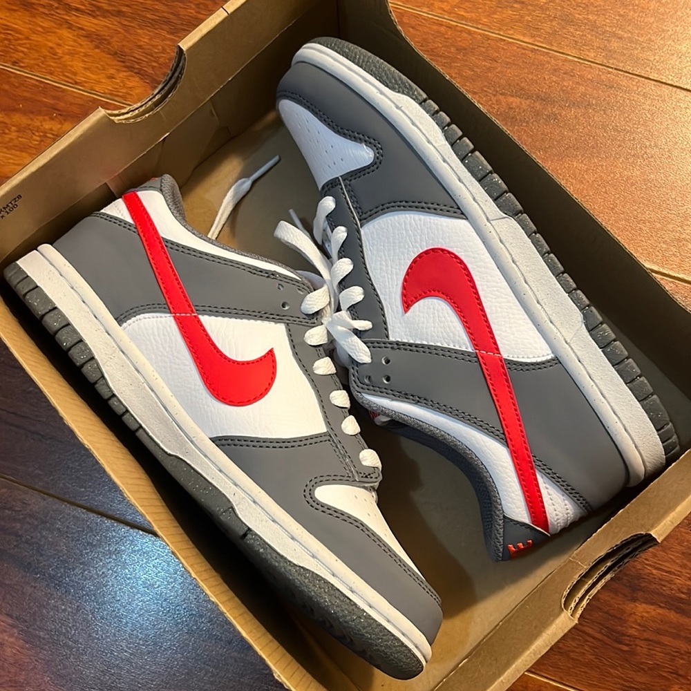 Nike Dunk Low Next Nature Smoke Grey Light Crimson